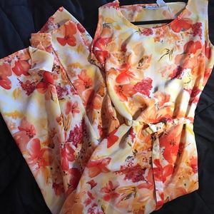 Floral Watercolor Dress